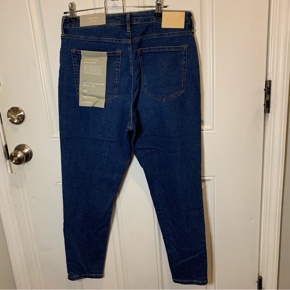 NWT Everlane Curvy Authentic Stretch High-Rise Skinny Jean Jeans 31 Crop $78.00 - Picture 7 of 11